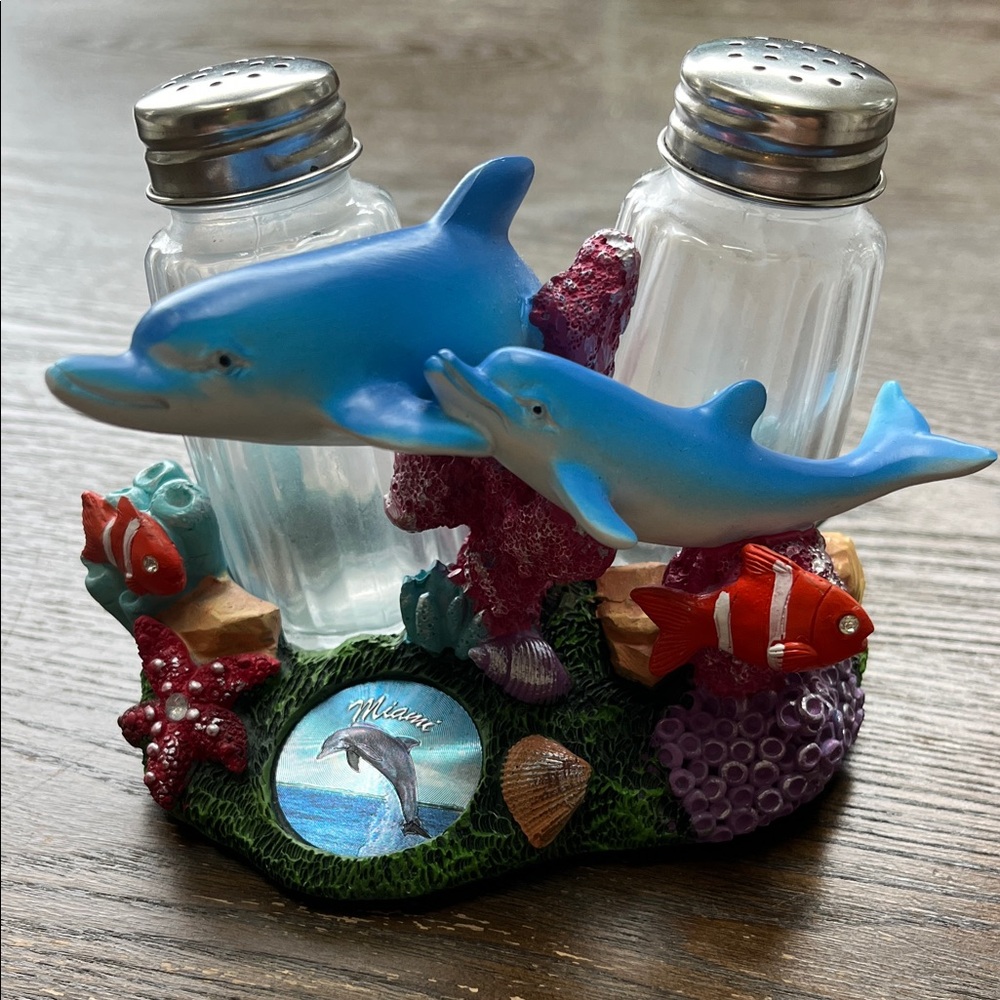 Dolphin Themed Salt and Pepper Shakers